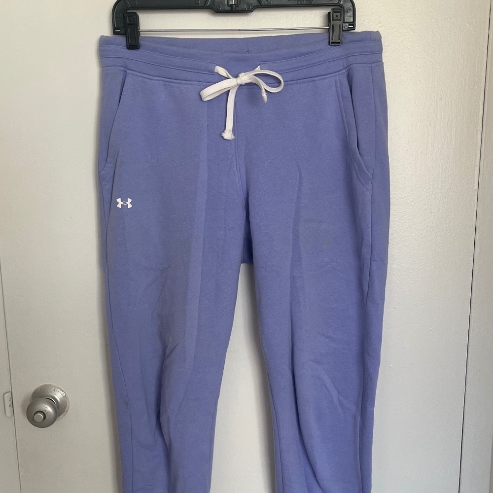 Under Armour Women's Purple Rival Fleece Joggers